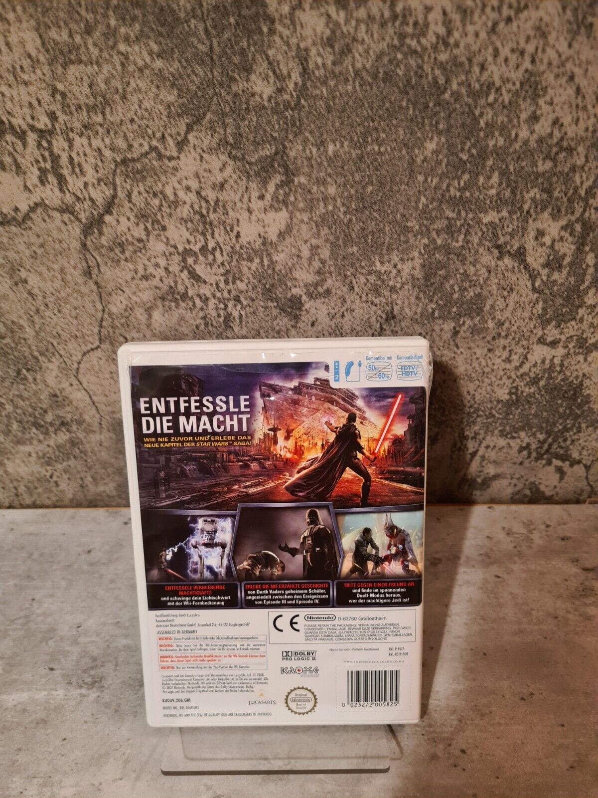 Nintendo Wii Spiel Star Wars Force Unleashed mit OVP und Anleitung NOE - T-Retro-Games 