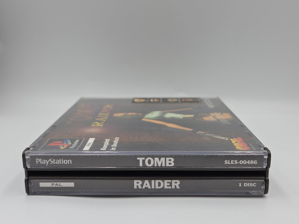 PS1 Playstation 1 Spiel Tomb Raider mit OVP und Anleitung Deutsch Big Box