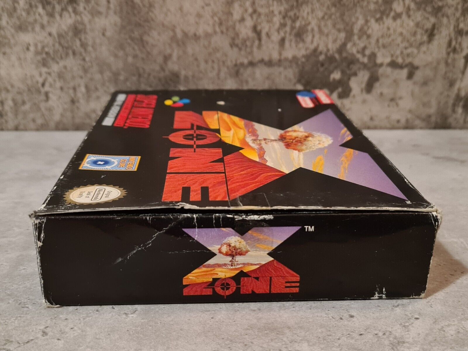SNES Super Nintendo X-Zone mit OVP und Anleitung SCN - T-Retro-Games 