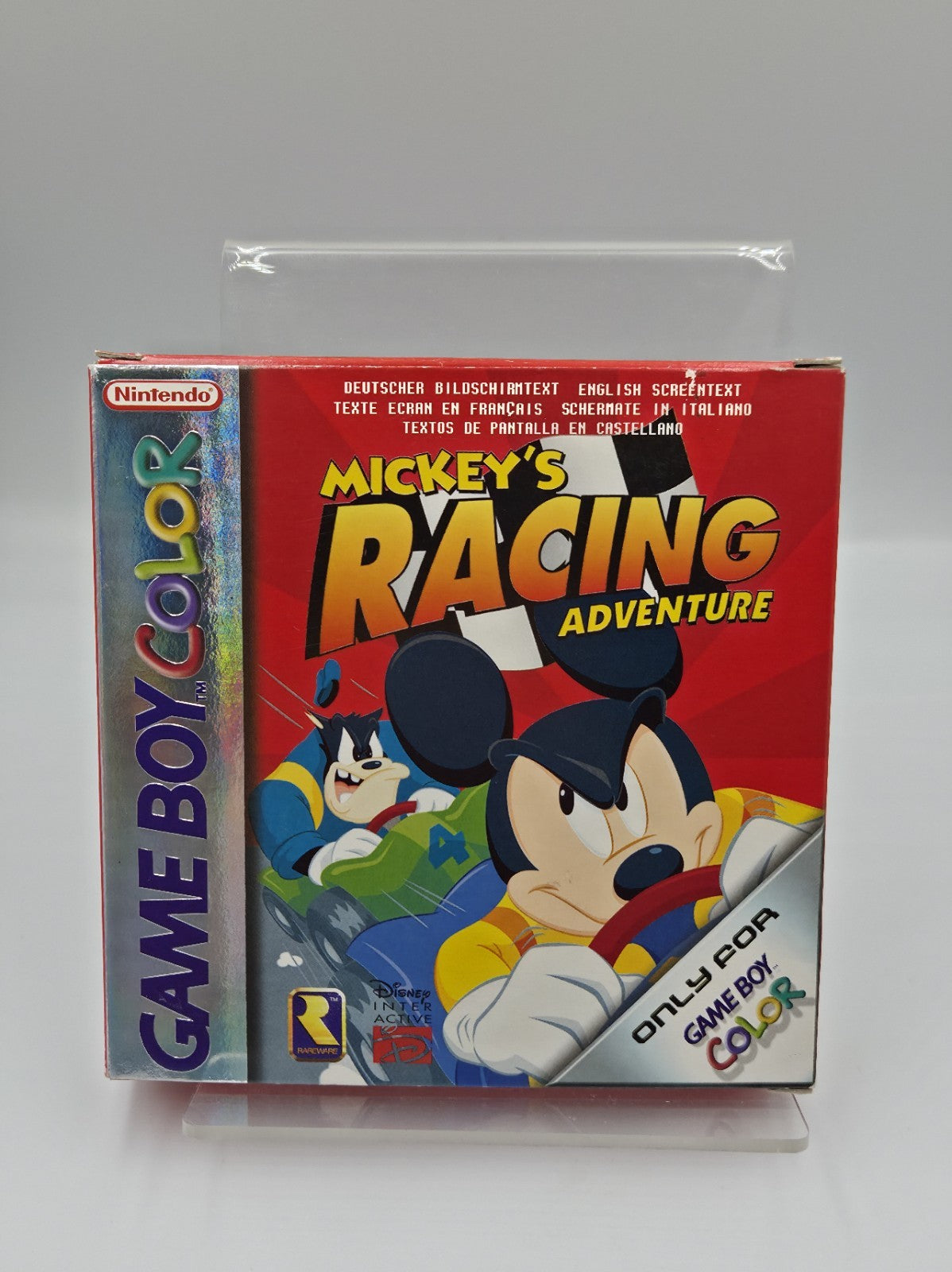 Nintendo Game Boy Color Mickey's Racing Adventure mit OVP und Anleitun ...