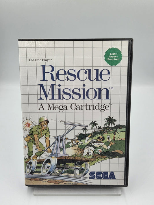 Sega Master System Rescue Mission mit OVP und Anleitung Multilingual 