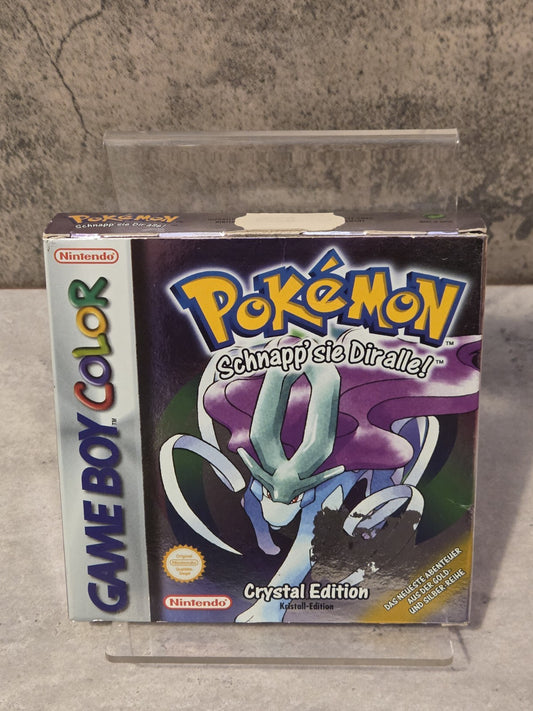 Nintendo Game Boy Color Pokemon Kristall Edition mit OVP und Anleitung NOE