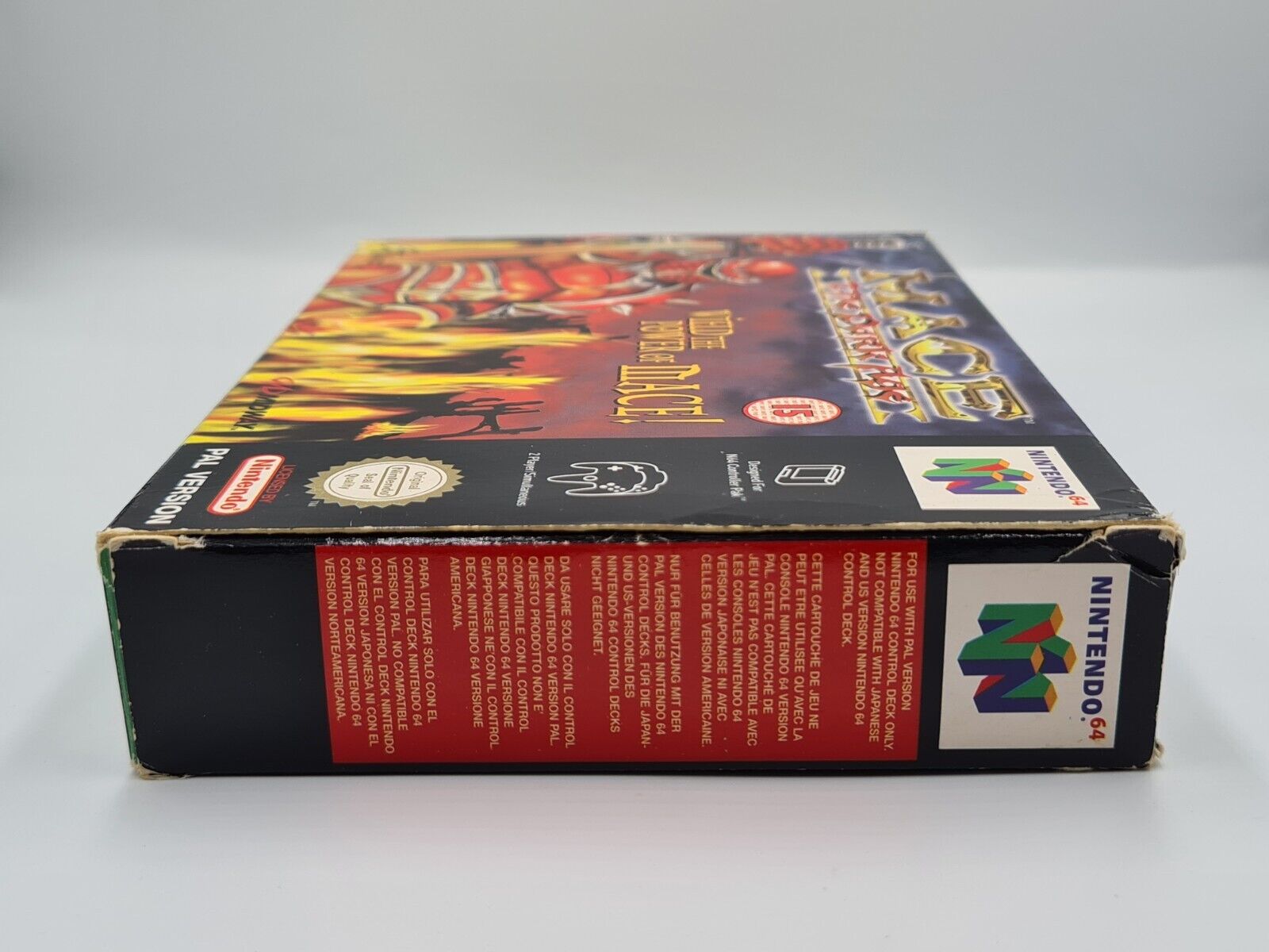 N64 Nintendo 64 Mace The Dark Age mit OVP und Anleitung EUR - T-Retro-Games 