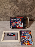 SNES Super Nintendo Strike Gunner S.T.G mit OVP und Anleitung NTSC-USA - T-Retro-Games 