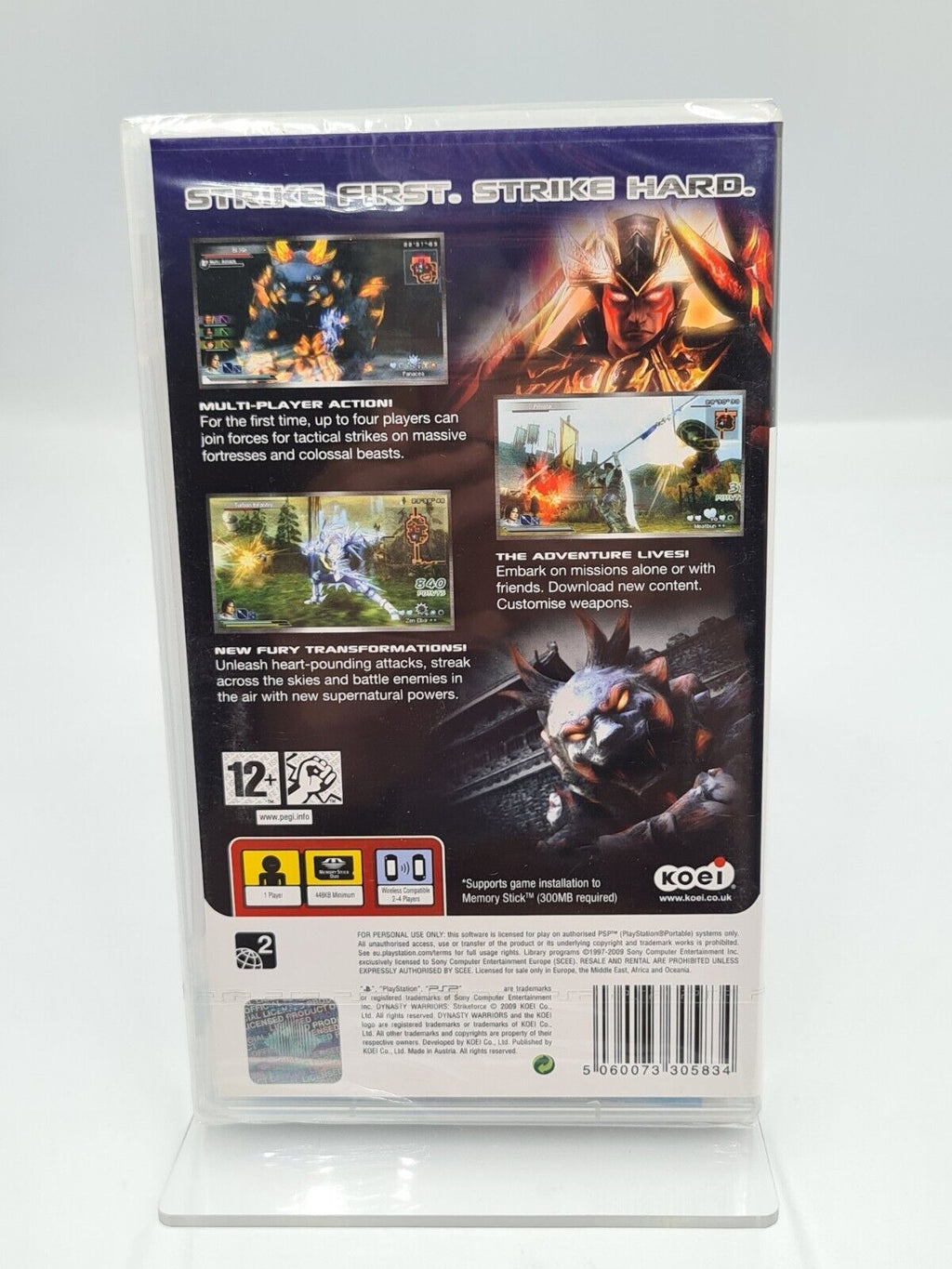 Sony PSP Spiel Dynasty Warriors Strikeforce OVP Neu NEW Sealed Englisch - T-Retro-Games 