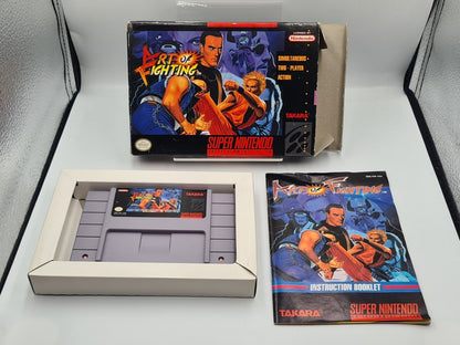 SNES Super Nintendo Art of Fighting mit OVP und Anleitung NTSC-USA - T-Retro-Games 