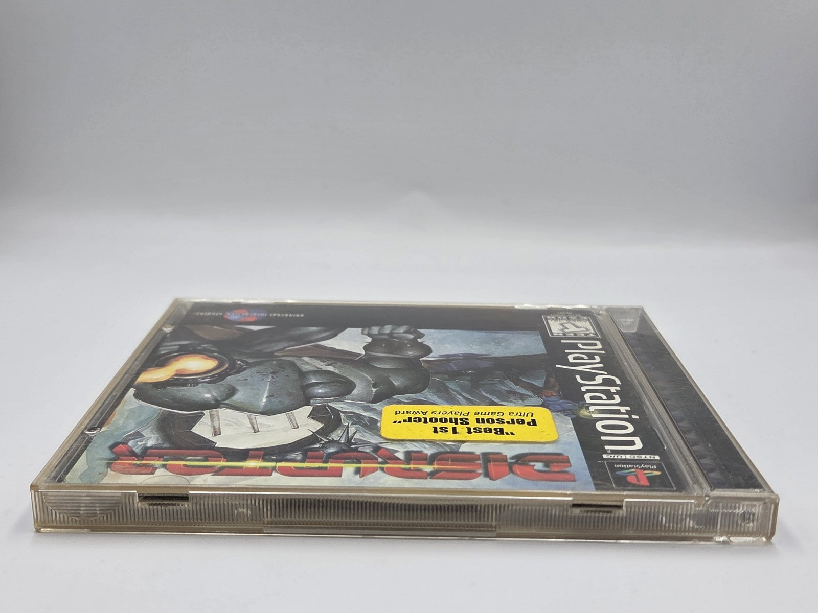 PS1 Playstation 1 Disruptor mit OVP und Anleitung NTSC-USA - T-Retro-Games 