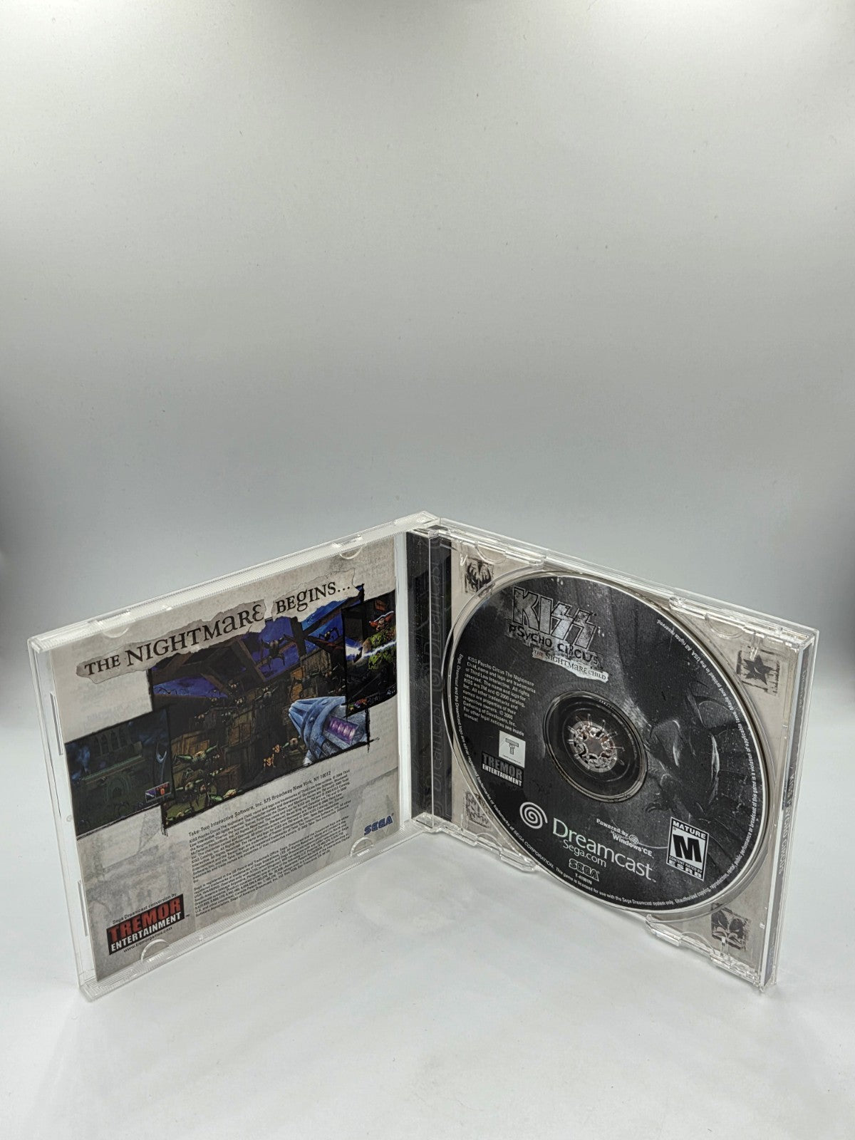 Sega Dreamcast Kiss Psycho Circus mit OVP und Anleitung NTSC-U/C 