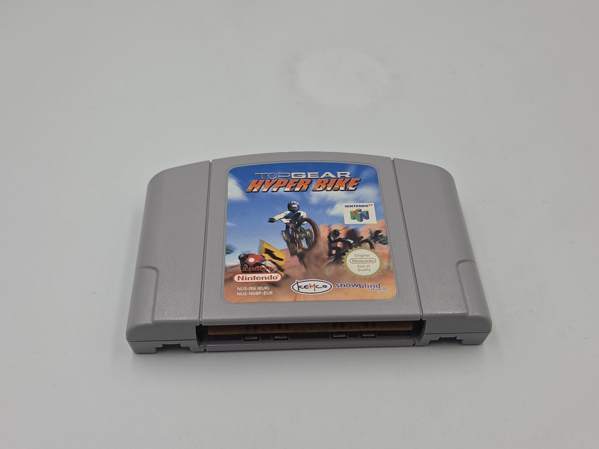 N64 Nintendo 64 Spiel Top Gear Hyper Bike mit OVP und Anleitung EUR