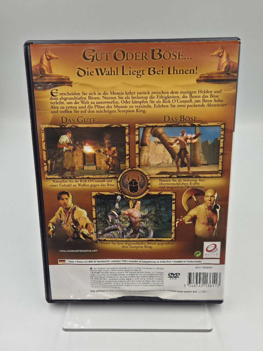 PS2 Playstation 2 Spiel Die Mumie Kehrt Zurück mit OVP und Anleitung Deutsch