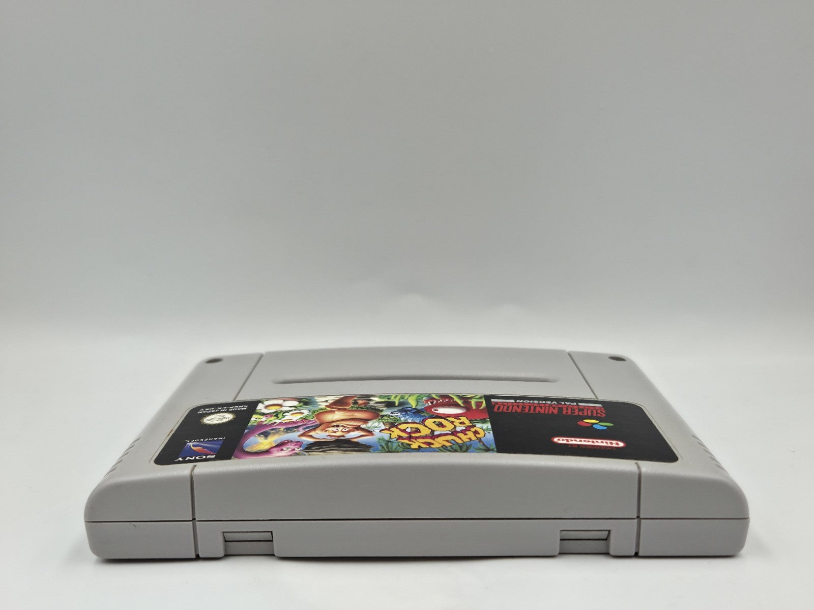 SNES Super Nintendo Spiel Chuck Rock Modul UKV