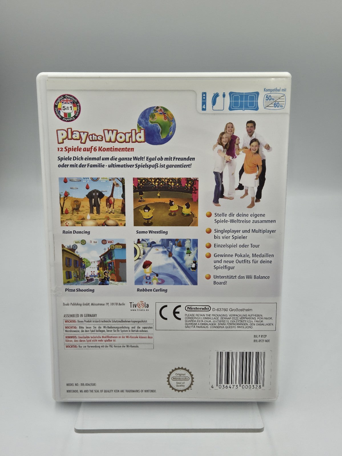 Nintendo Wii Spiel Play The World mit OVP und Anleitung NOE