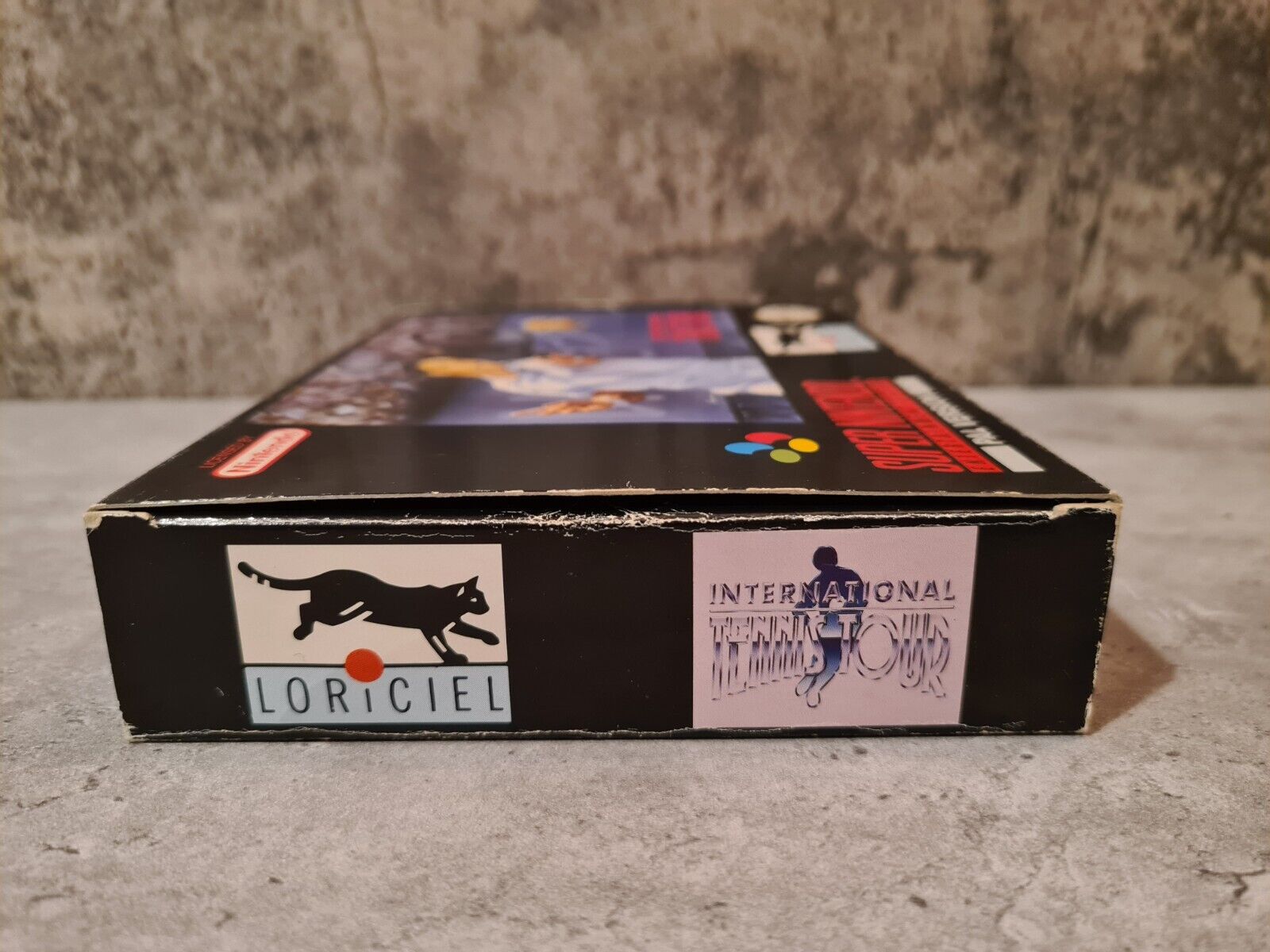 SNES Super Nintendo International Tennis Tour mit OVP und Anleitung UKV - T-Retro-Games 