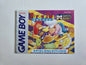 Game Boy Classic Burger Time Deluxe Spielanleitung Instruction Booklet NOE