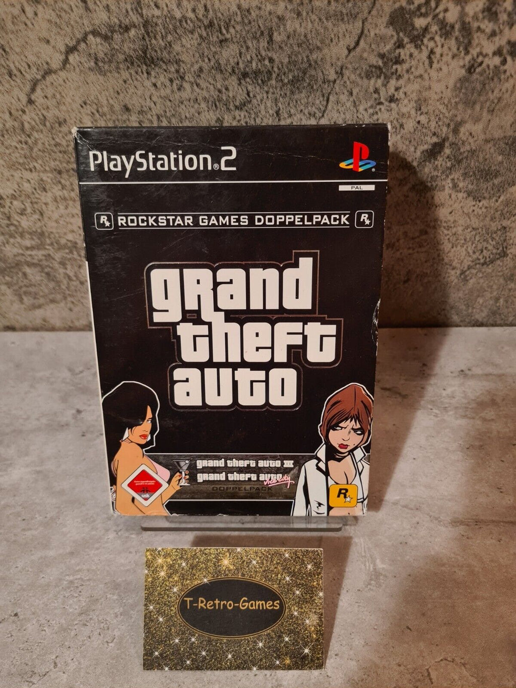 PS2 Playstation 2 Spiel Grand Theft Auto Doppelpack mit Anleitungen Deutsch - T-Retro-Games 