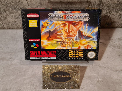 SNES Super Nintendo Metal Marines mit OVP und Anleitung + Poster NOE - T-Retro-Games 