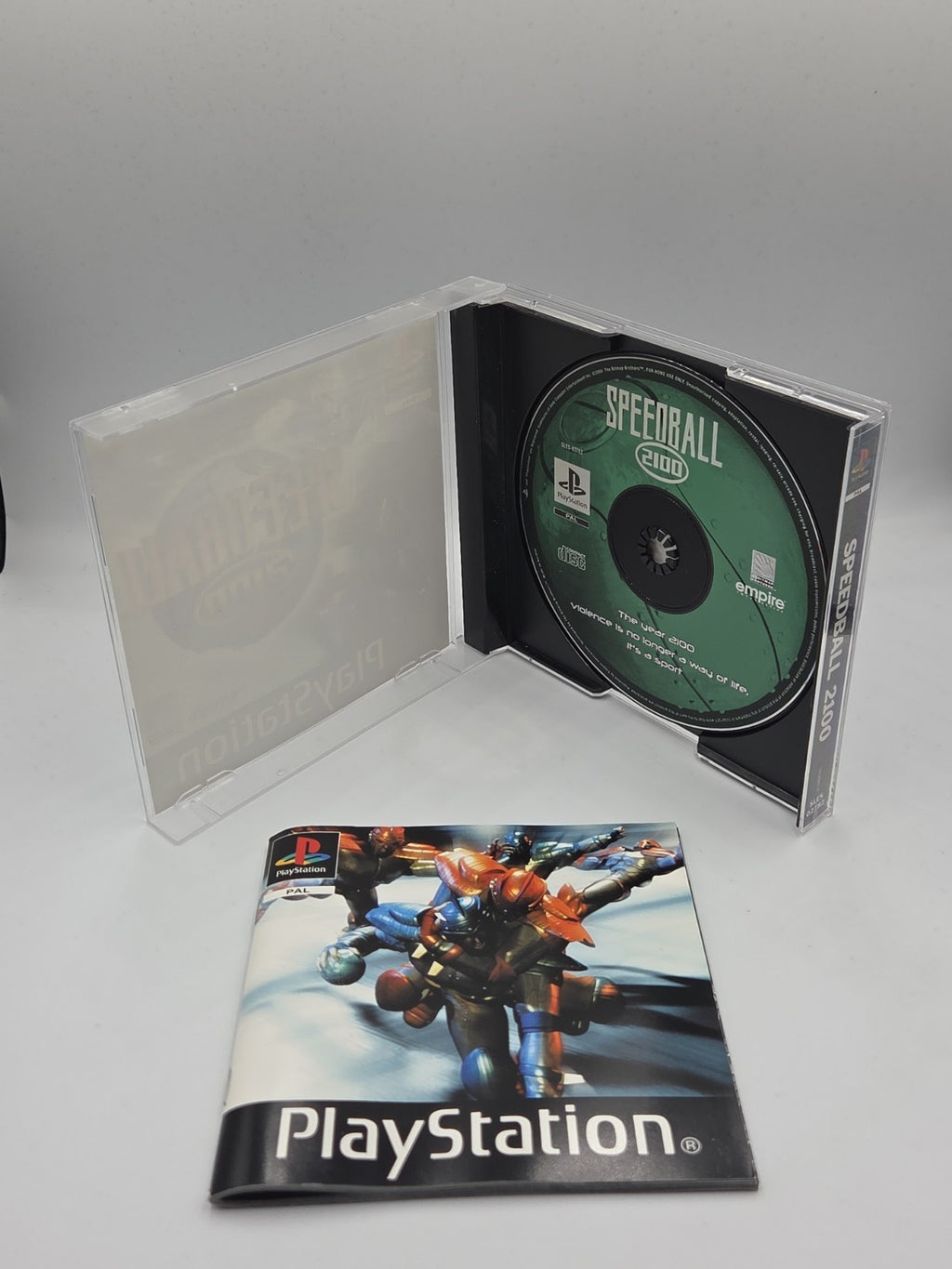 PS1 Playstation 1 Spiel Speedball 2100 mit OVP und Anleitung Multilingual