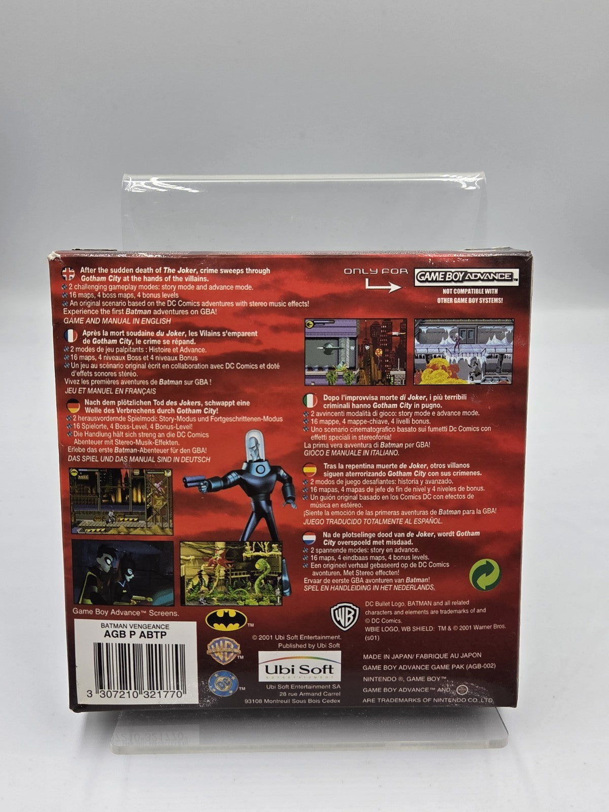 Nintendo Game Boy Advance Batman Vengeance mit OVP und Anleitung EUR