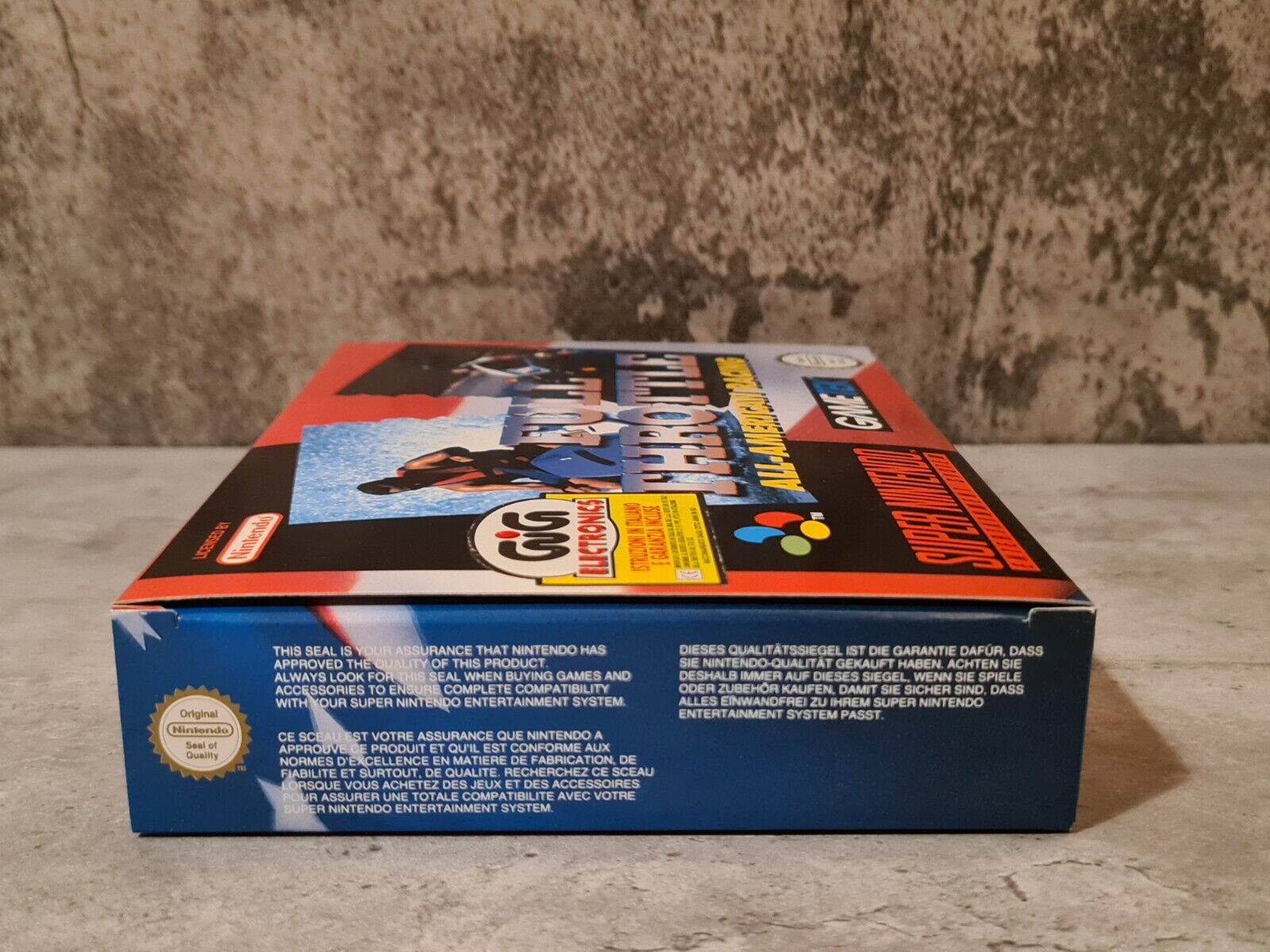 SNES Super Nintendo Full Throttle All American Racing New Old Stock Neu NEW - T-Retro-Games 