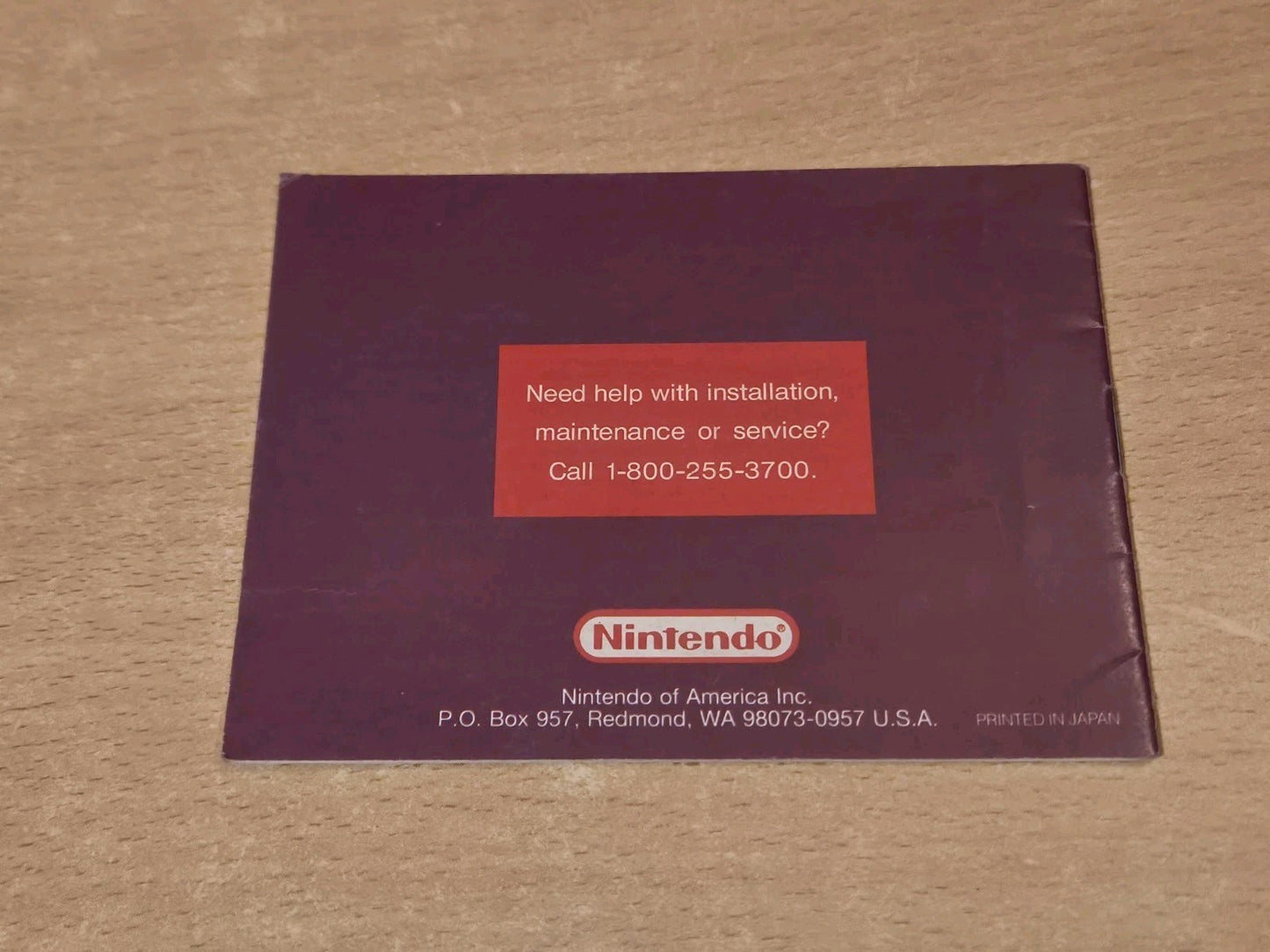 Nintendo Game Boy Classic Radar Mission Spielanleitung Instruction Booklet USA