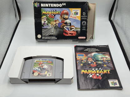 N64 Nintendo 64 Mario Kart 64 mit OVP und Anleitung FAH