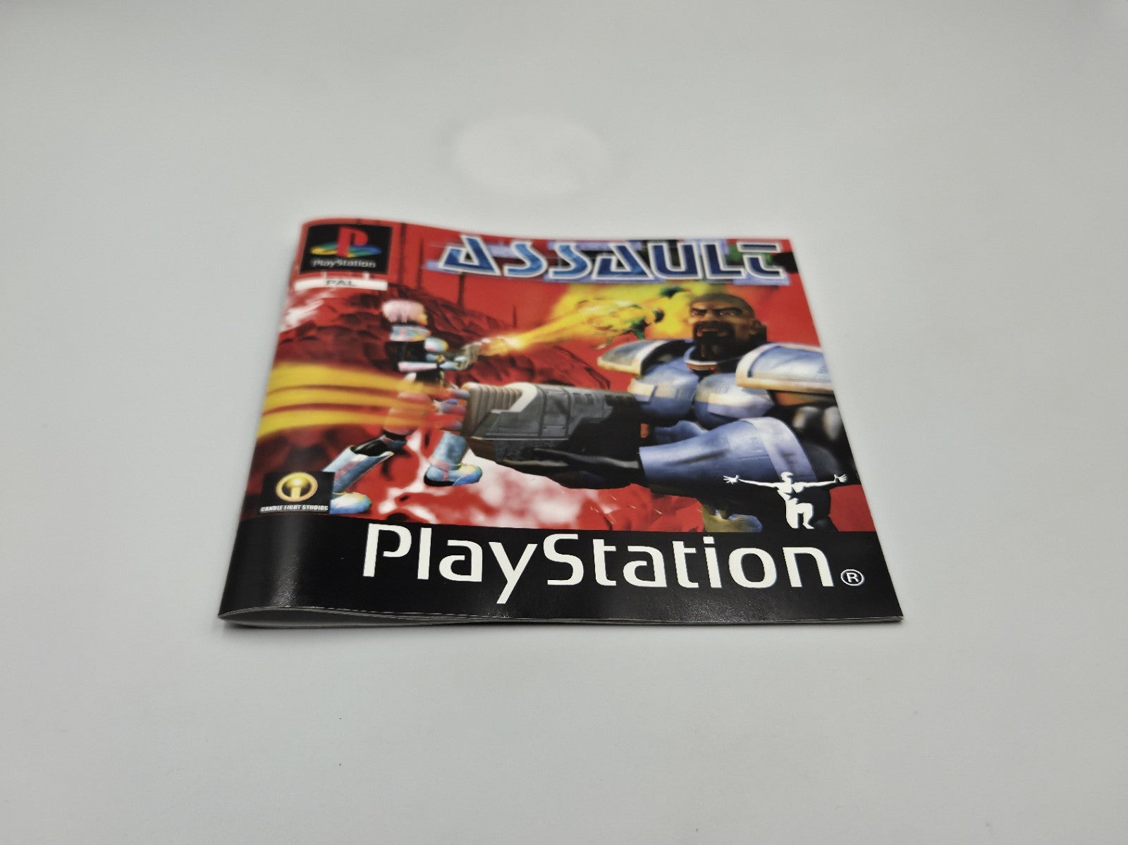 PS1 Playstation 1 Spiel Assault mit OVP und Anleitung Deutsch