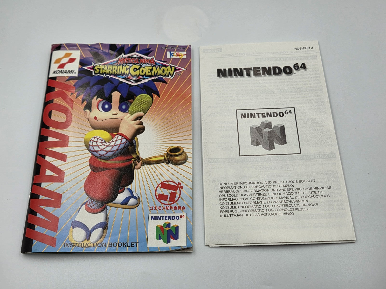 N64 Nintendo 64 Mystical Ninja Starring Goemon mit OVP und Anleitung EUR