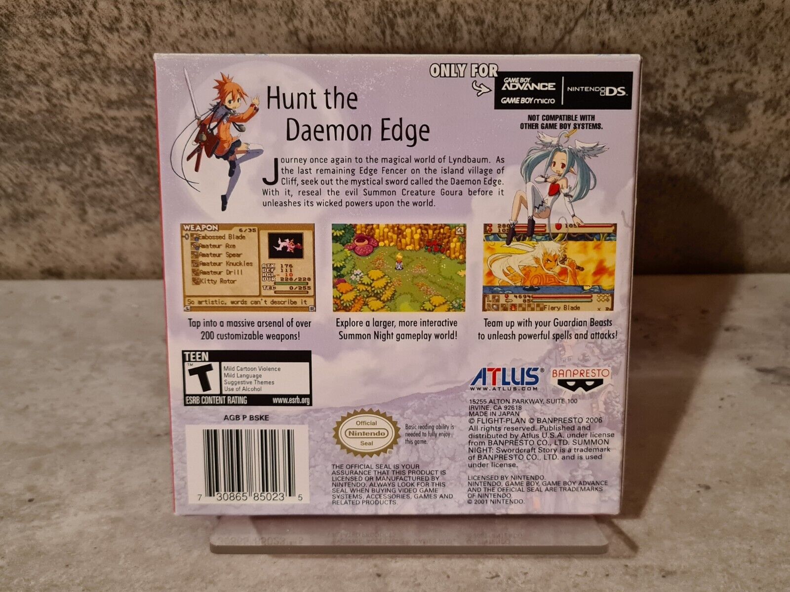 Game Boy Advance Summon Night Swordcraft Story 2 mit OVP und Anleitung USA - T-Retro-Games 