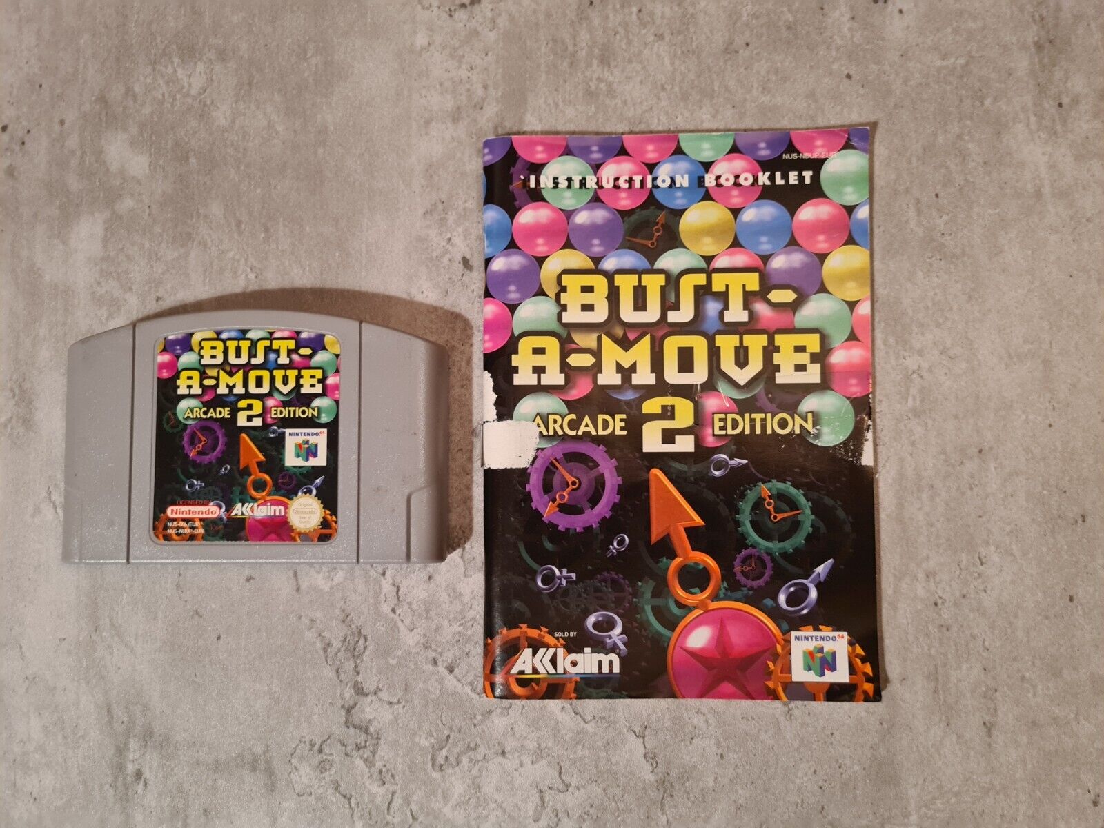 N64 Nintendo 64 Bust-A-Move 2 Arcade Edition mit OVP und Anleitung EUR - T-Retro-Games 
