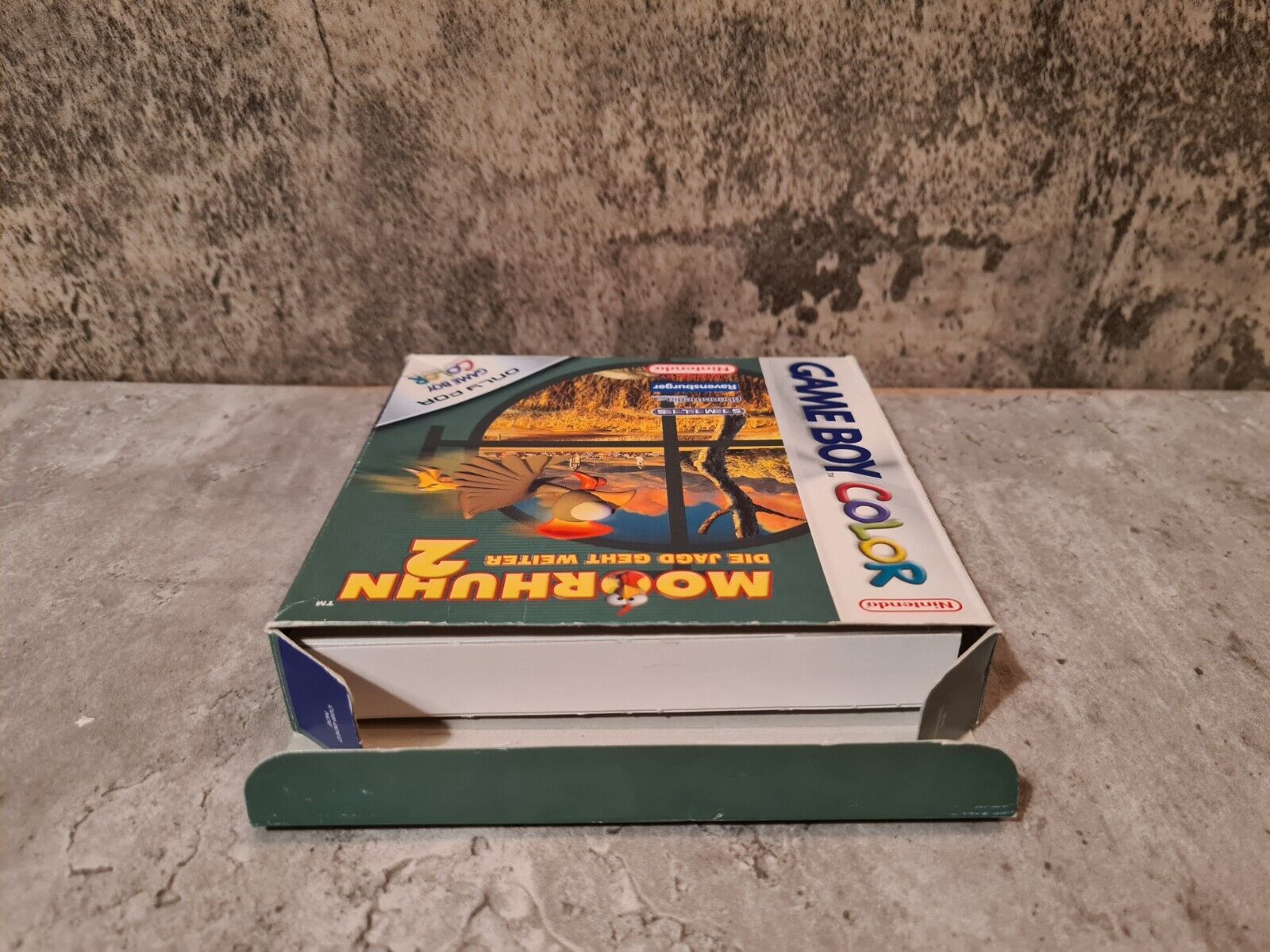 Nintendo Game Boy Color Moorhuhn 2 Die Jagd geht weiter + OVP und Anleitung NOE - T-Retro-Games 