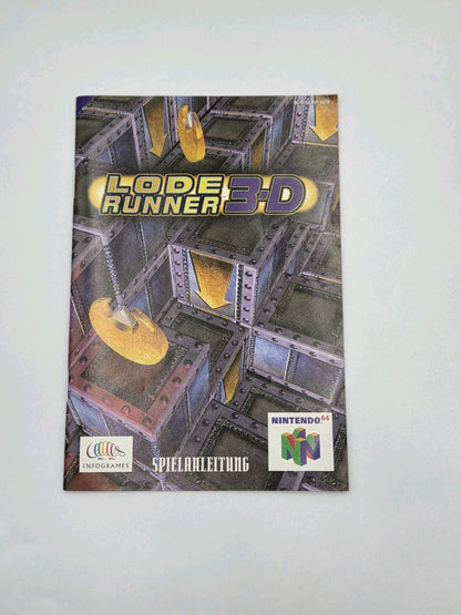 N64 Nintendo 64 Lode Runner 3-D mit OVP und Anleitung NOE