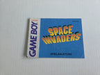 Nintendo Game Boy Classic Space Invaders Spielanleitung Instruction Booklet NOE