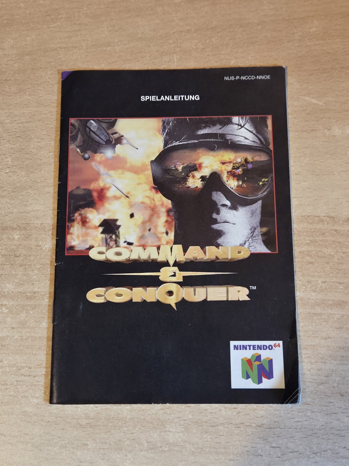 N64 Nintendo 64 Command & Conquer Instruction Booklet NOE
