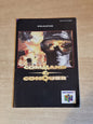 N64 Nintendo 64 Command & Conquer Instruction Booklet NOE