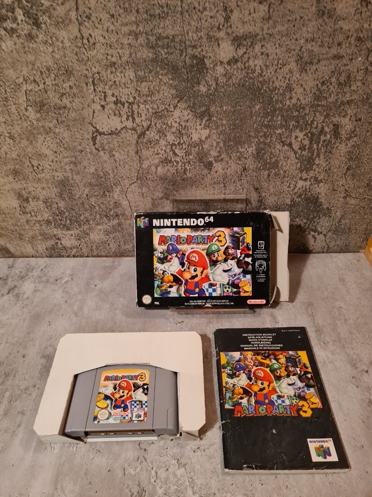 N64 Nintendo 64 Mario Party 3 mit OVP und Anleitung EUR - T-Retro-Games 