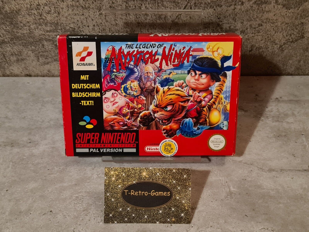 Super Nintendo The Legend of The Mystical Ninja mit OVP und Anleitung NOE/SFRG - T-Retro-Games 