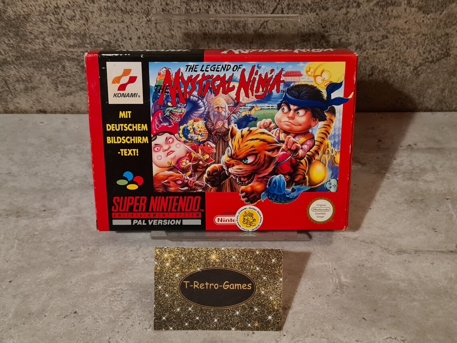 Super Nintendo The Legend of The Mystical Ninja mit OVP und Anleitung NOE/SFRG - T-Retro-Games 
