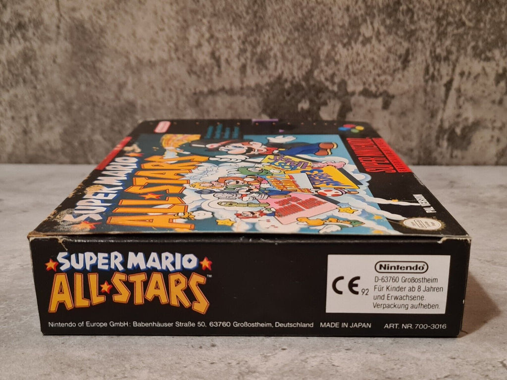 SNES Super Nintendo Super Mario Allstars mit OVP und Anleitung NOE - T-Retro-Games 