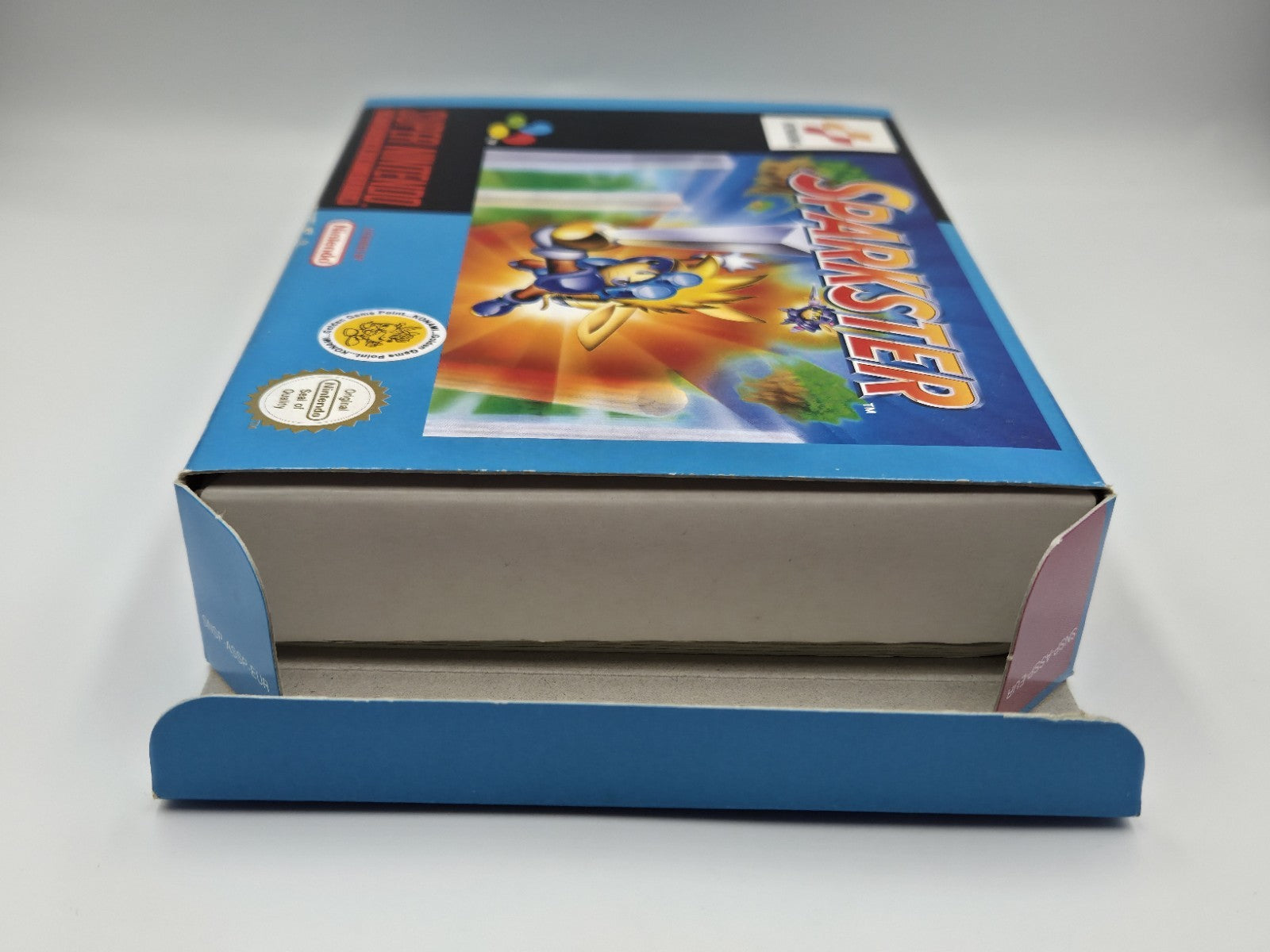 SNES Super Nintendo Spiel Sparkster mit OVP und Anleitung EUR