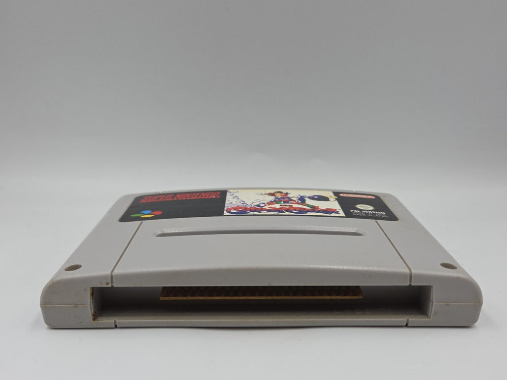 SNES Super Nintendo Spiel Kid Klown in Crazy Chase Modul NOE