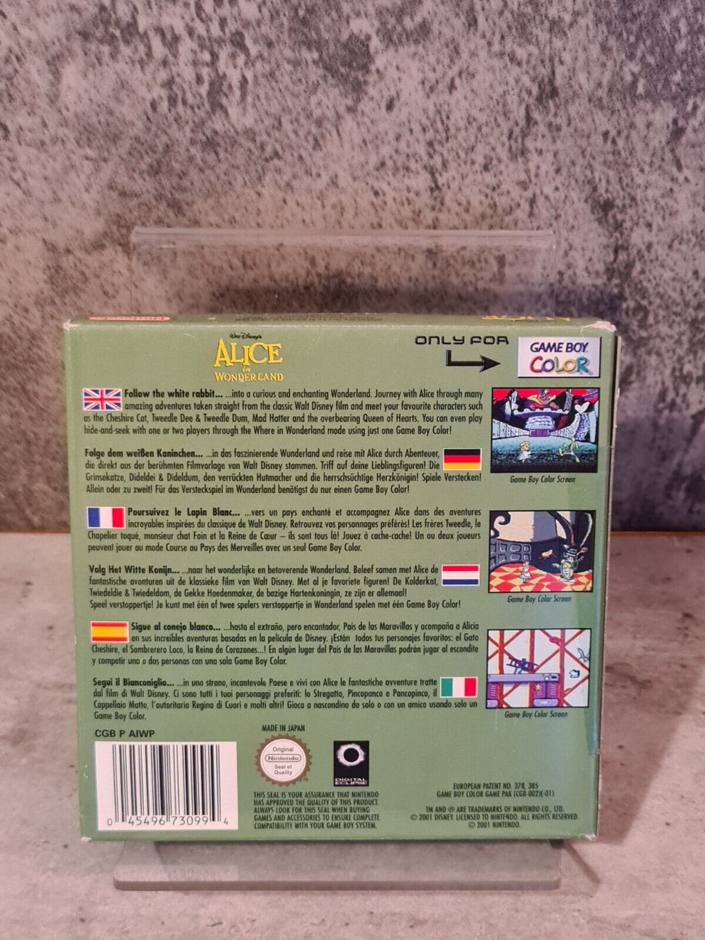 Nintendo Game Boy Color Alice in Wonderland mit OVP und Anleitung EUR - T-Retro-Games 