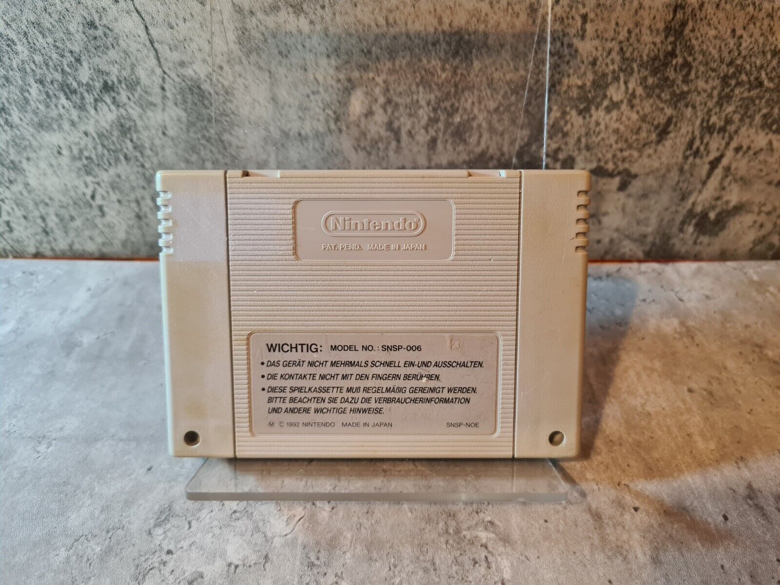 SNES Super Nintendo Mechwarrior Modul NOE / SFRG - T-Retro-Games 