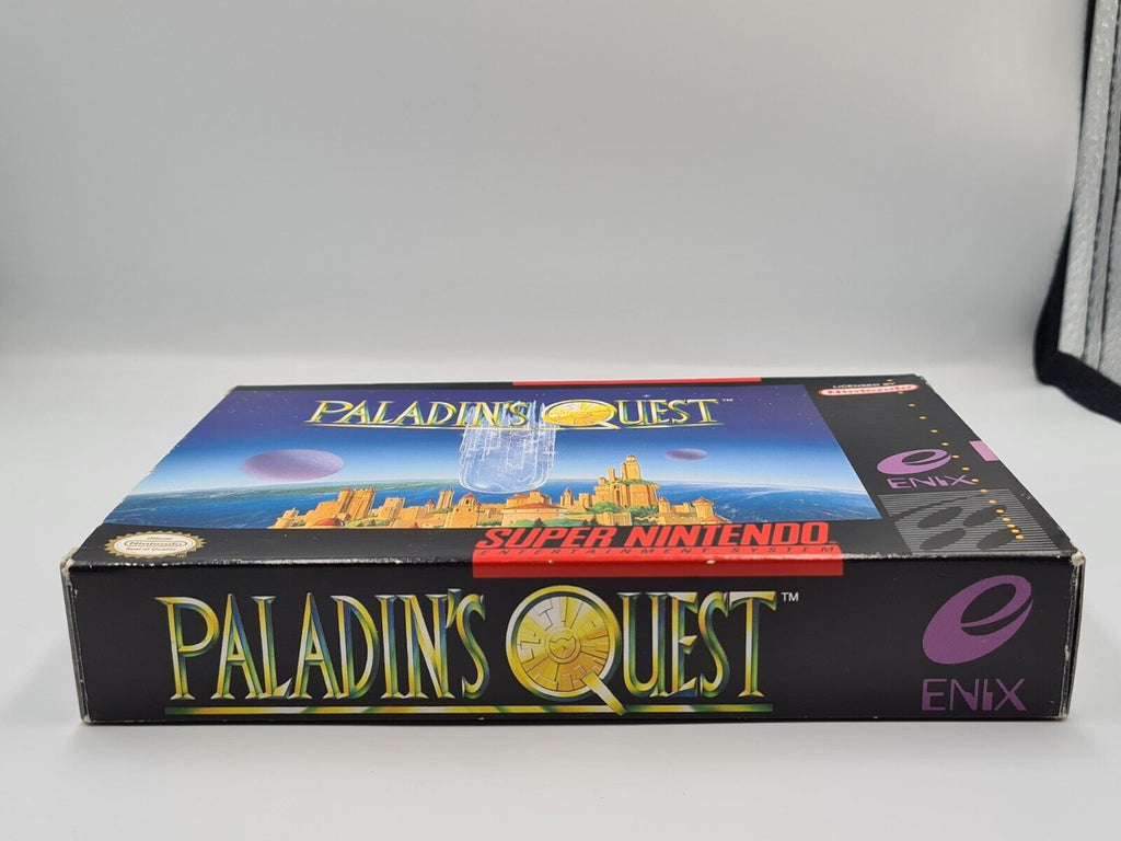 SNES Super Nintendo Paladin's Quest mit OVP und Anleitung + Karte NTSC-USA - T-Retro-Games 
