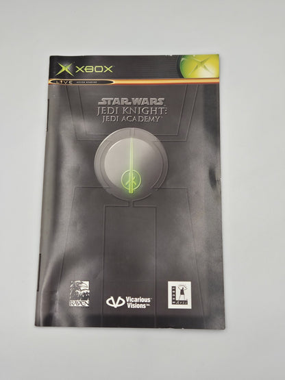 XBOX Spiel Star Wars Jedi Knight Jedi Academy mit OVP und Anleitung Englisch