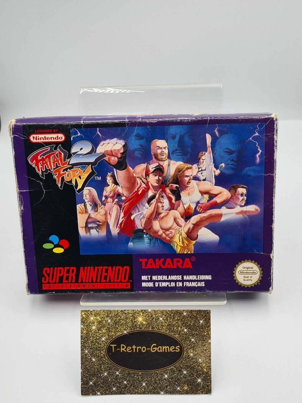 SNES Super Nintendo Fatal Fury 2 mit OVP und Anleitung FAH - T-Retro-Games 