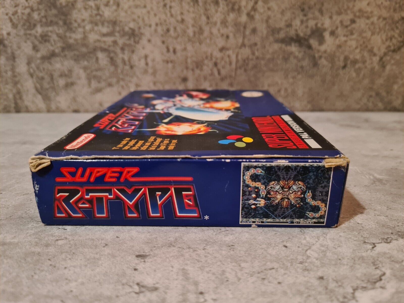SNES Super Nintendo Super R-Type mit OVP und Anleitung UKV - T-Retro-Games 