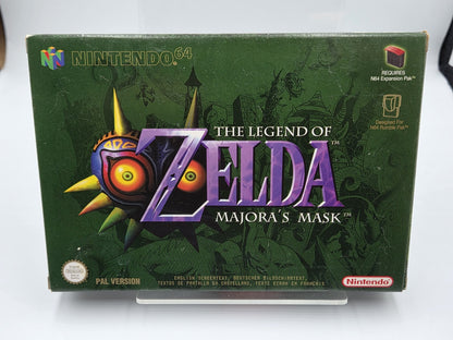N64 Nintendo 64 The Legend of Zelda Majora's Mask mit OVP und Anleitung EUR