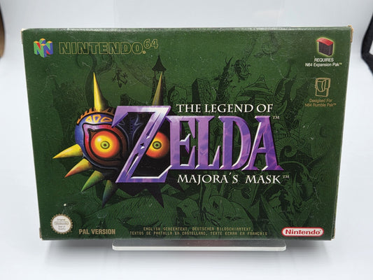 N64 Nintendo 64 The Legend of Zelda Majora's Mask mit OVP und Anleitung EUR