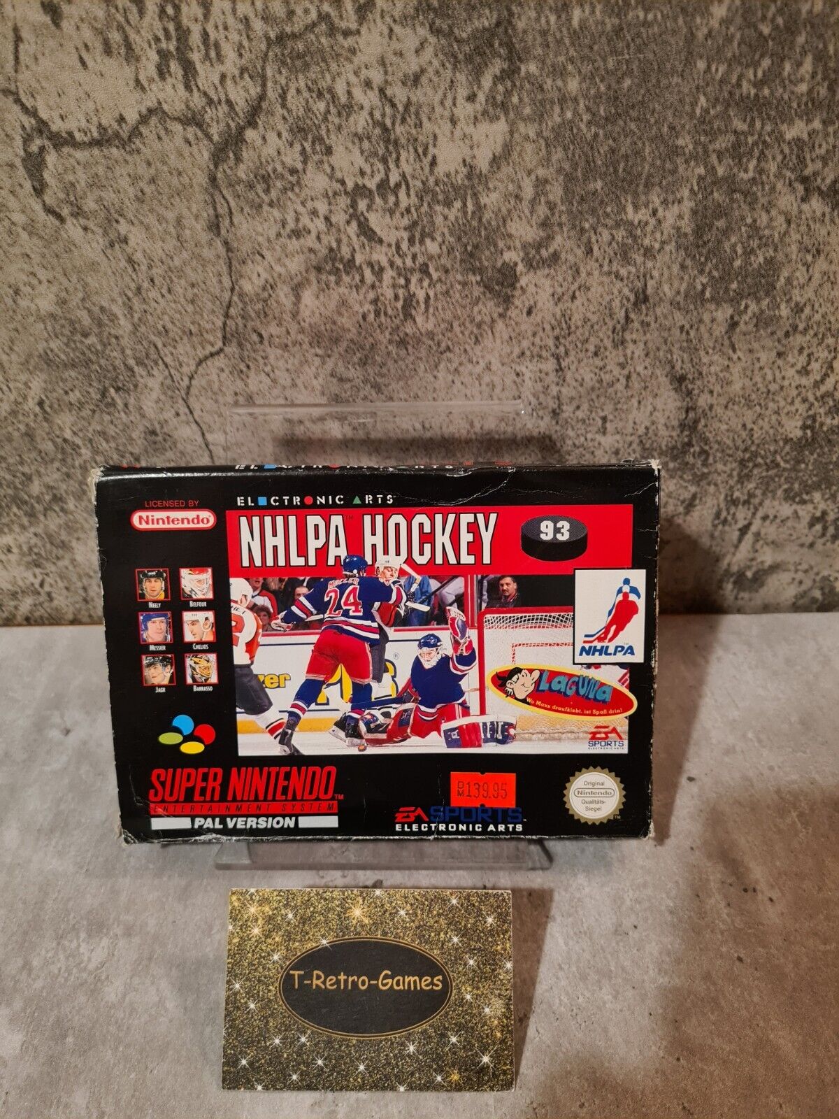 SNES Super Nintendo NHLPA Hockey 93 mit OVP und Anleitung NOE - T-Retro-Games 
