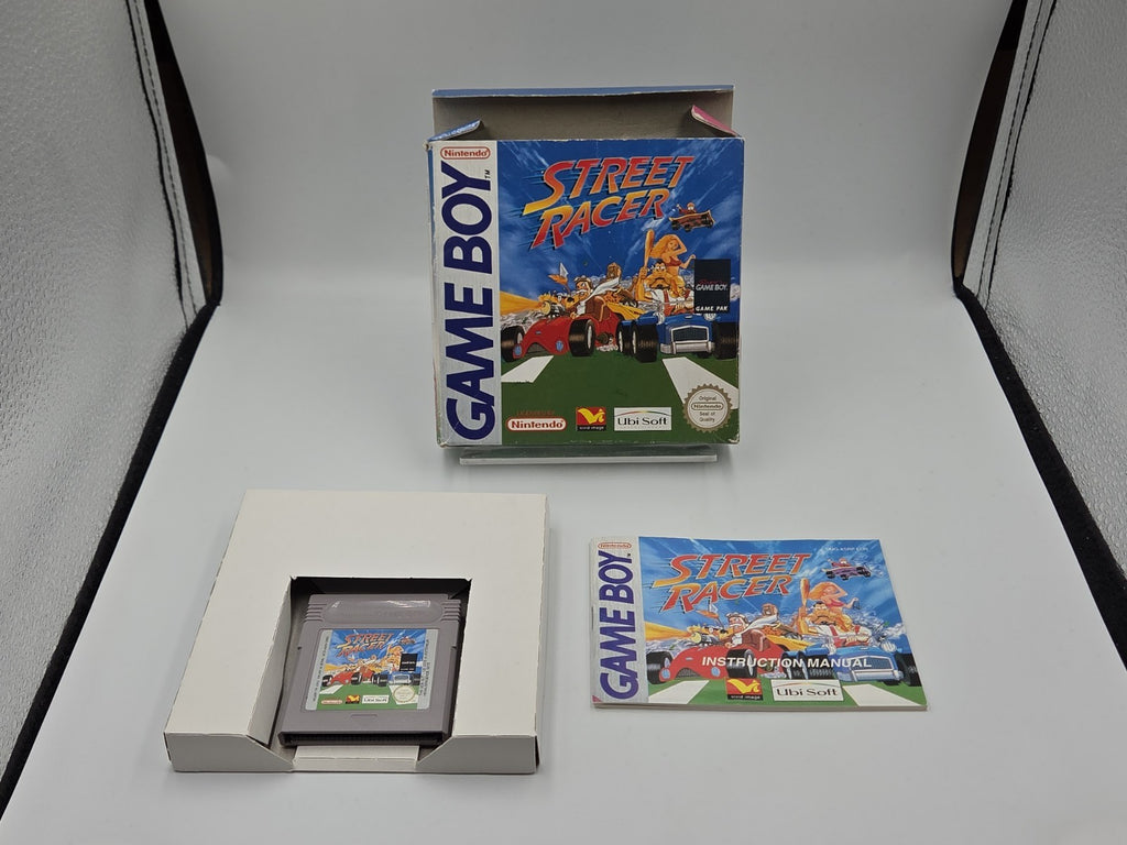 Nintendo Game Boy Classic Spiel Street Racer mit OVP und Anleitung EUR